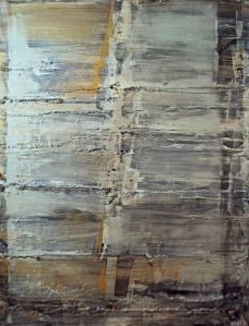 Grey, 54x70, mixed media on canvas